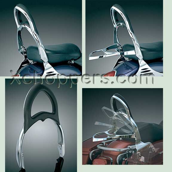 Kuryakyn Transformer Backrest (mounting brackets also required)