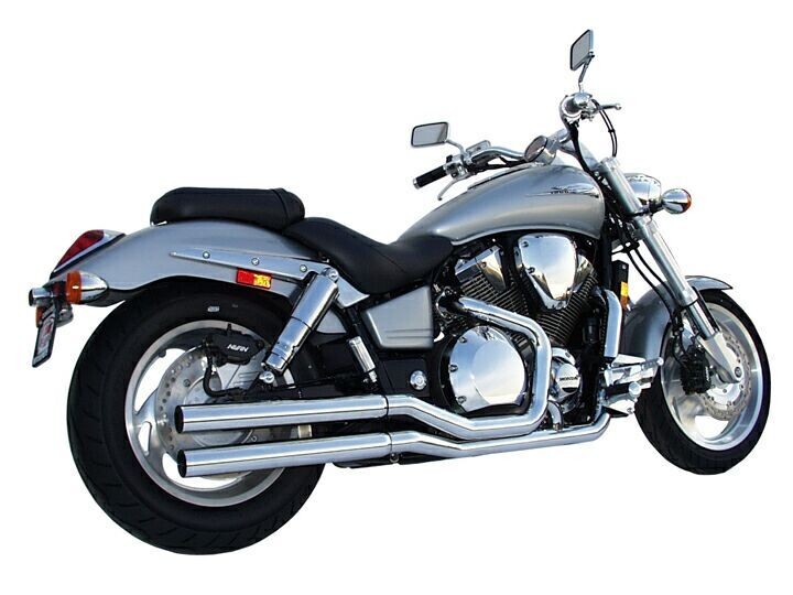 VTX 1800 C/F - Jardine 2 1/2" Straight Cut Drag Pipes