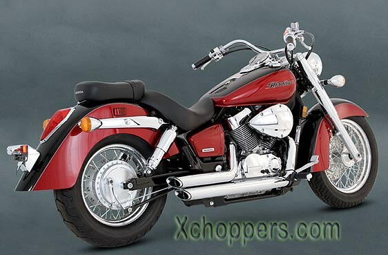 Vance & Hines Shortshots Staggered - Honda 750 Aero, Spirit C2