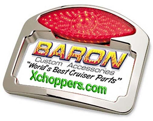 BARON - LED Cat Eye Taillight/ Turn Signal/ License Frame