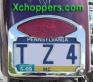 RWD LED Cat Eye Taillight/ Turn Signal/ License Frame