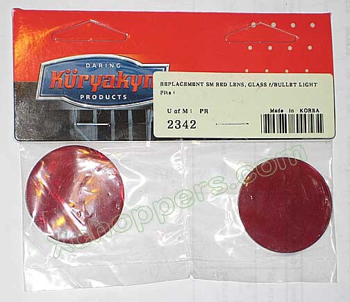 Kuryakyn - Red Lenses for Kuryakyn Silver Bullets (pair)
