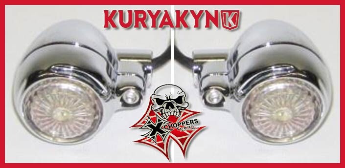 Kuryakyn Small LED Silver Bullets - Red w/ Blue Dot 3/8-16 Kuryakyn Small LED Silver Bullets - Red w/ Blue Dot 3/8-16