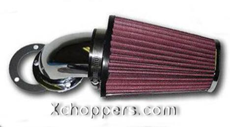 Fuggin Fab. 90 degee Air Intake for Honda Fury