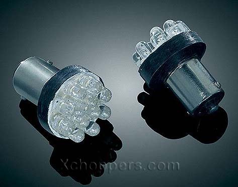 Kuryakyn Amber L.E.D. Single Circuit Bulb (ea) 1156 type
