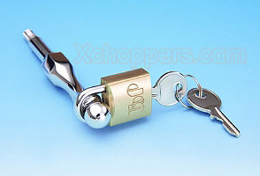 Big Bike Parts - Helmet Lock Stud w/ Padlock