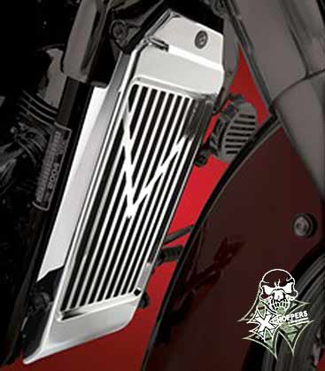 Big Bike Parts V-Style Radiator Cover for 750 Aero and Spirit