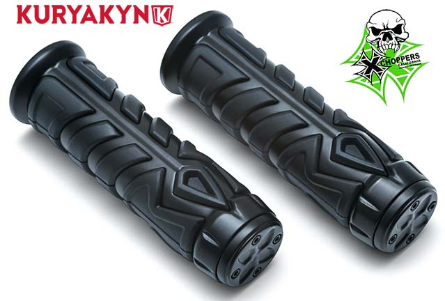 Kuryakyn Spear Grips for 7/8" Bars, Satin Black