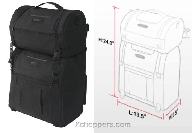 Kuryakyn Cruiser Roll Bag and Pack Luggage Set