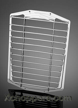 Highway Hawk Chrome Radiator Cover - Fits Suzuki C109