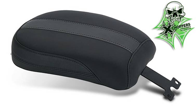 Mustang Vintage Passenger Seat, Black Vinyl - Indian Scout Mustang Vintage Passenger Seat, Black Vinyl - Indian Scout