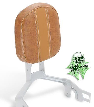 Mustang Vintage Sissy Bar Pad, Brown Vinyl - Indian Scout Mustang Vintage Sissy Bar Pad, Brown Vinyl - Indian Scout