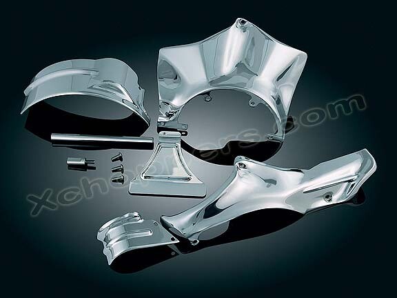 Xchoppers.com - Kuryakyn Chrome Engine Case Cover - Honda ...