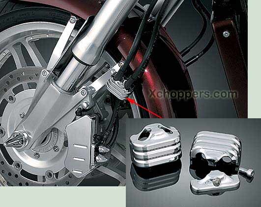 K�ryakyn Brake Line Accent Covers (pr) - VTX 1800 (all)