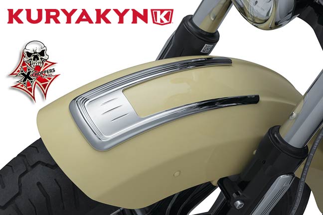 Kuryakyn Legacy Front Fender Top Accent for Indian Scout, Chrome