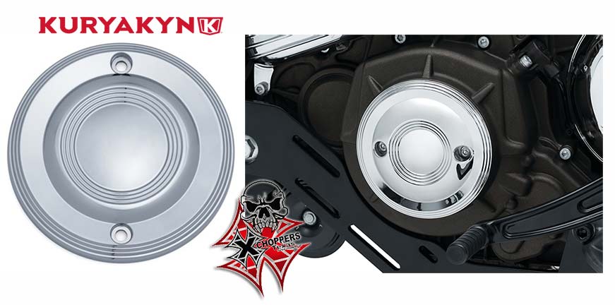 Kuryakyn Legacy Stator Cover for Indian Scout, Chrome