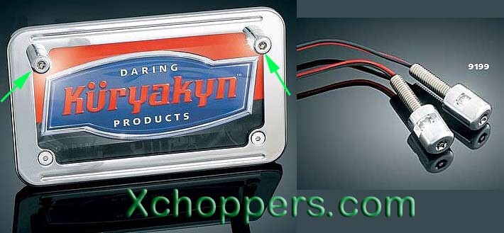 K�ryakyn L.E.D. License Plate Bolt Lights (pr)