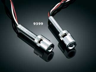 K�ryakyn - LED License Plate Bolt Lights with Red Accent Light