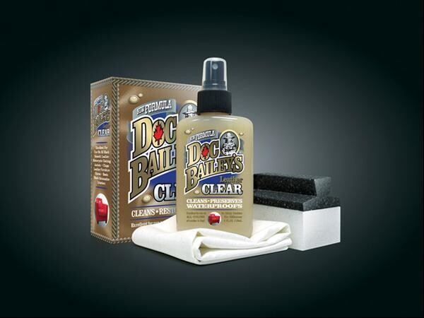 Doc Bailey's Leather Clear, 4 oz Bottle w/ Applicator Sponge