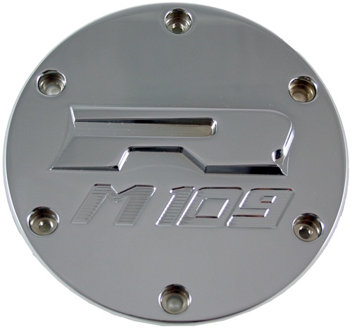 Yana Shiki Chrome Derby Cover for M109 (06+) - "M109" Style