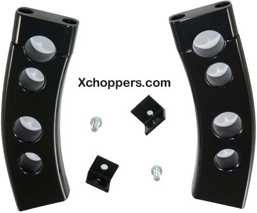 Yana Shiki +1" Black  Anodized Billet Handlebar Risers - M109R