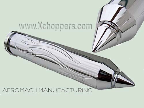 Aeromach Tribal Flame Grips with integral throttle sleeve