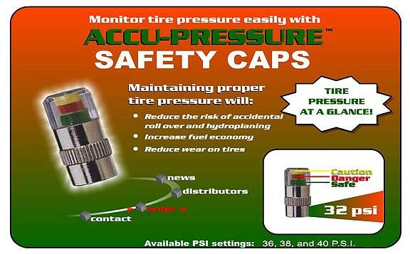 Accu-Pressure Safety Caps - (One Cap)