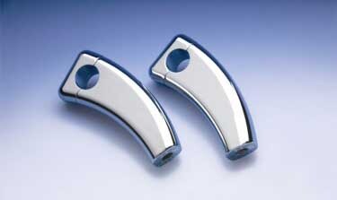 Big Bike Parts - 4 in. Square Cast Riser with Solid Design