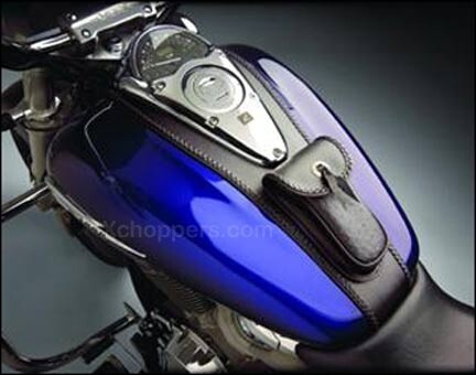 Big Bike Parts Ostrich Tuxedo Tie - VTX 1800 R&S
