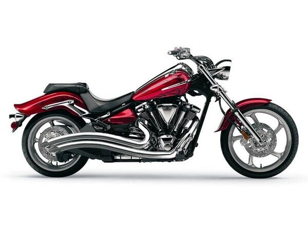 Cobra Swept Exhaust in Chrome - Yamaha Raider