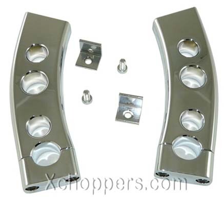 Yana Shiki +1" Chrome Billet Handlebar Risers - M109R (06+)
