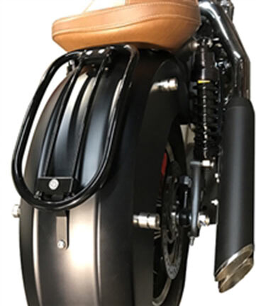 Highway Hawk Solo Rack Tubular Complete Black - Indian Scout Highway Hawk Solo Rack Tubular Complete Black - Indian Scout