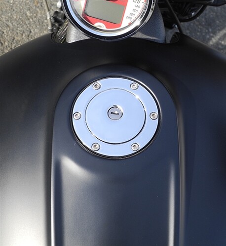 Aeromach Indian Scout Removable Gas Cap Chrome Aeromach Indian Scout Removable Gas Cap Chrome