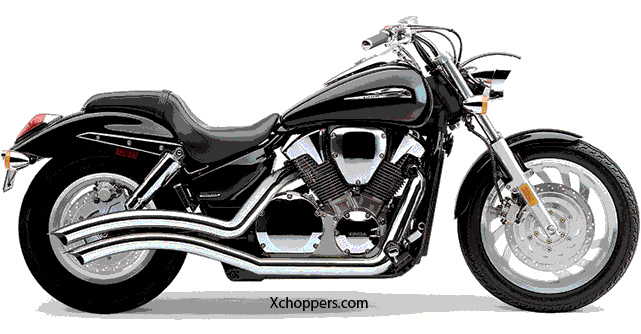 Cobra Swept Exhausts for VTX 1300 C - Chrome