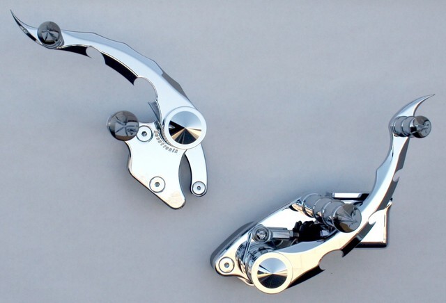 Chrome Tribal Forward Controls - VTX 1300 (all)