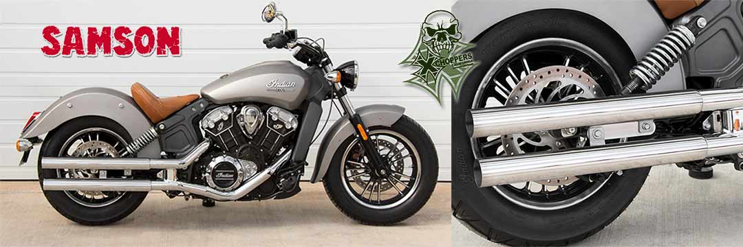 Samson Cannons for Indian Scout & Scout 60