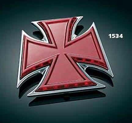 K�ryakyn - Iron Cross L.E.D Tail Light (fits Raptor Bar, etc.)