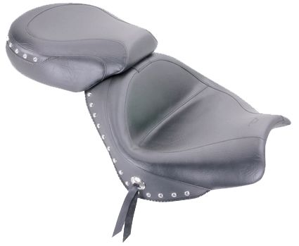 VTX 1800 R/S - Mustang Seats Two-Piece Studded Wide Touring Seat