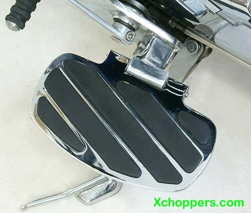 Rivco Chrome Billet Driver Floorboards For Triumph Thunderbird