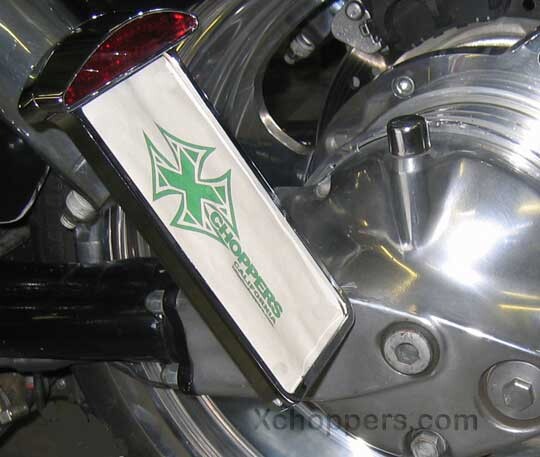 Chrome Billet Vertical LED Sidemount Assy. (Shock Bolt Mtg.)