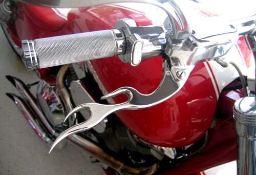Aeromach Flame Levers - Fury, VTX1300 & VT1300 (all) & Valkyrie
