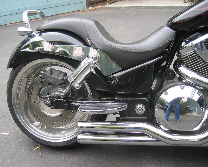 solo seat and grab bar