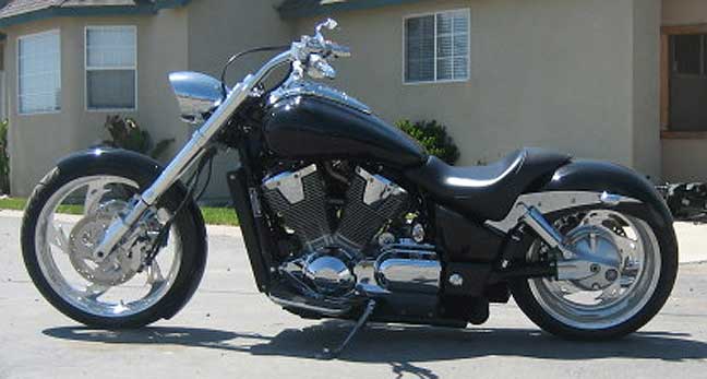 Xchoppers Big Tire Kit with 8 degree Raked Triple Trees