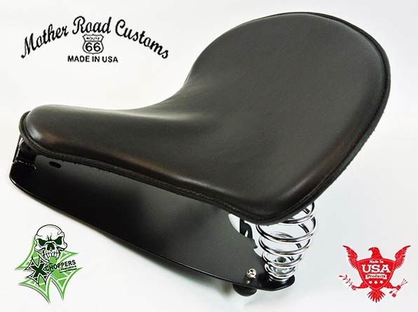 Mother Road Customs  '15 Indian Scout Spring Solo Seat - Black