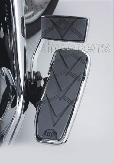 Big Bike Parts V-Style Chrome Floorboards - VTX R&S