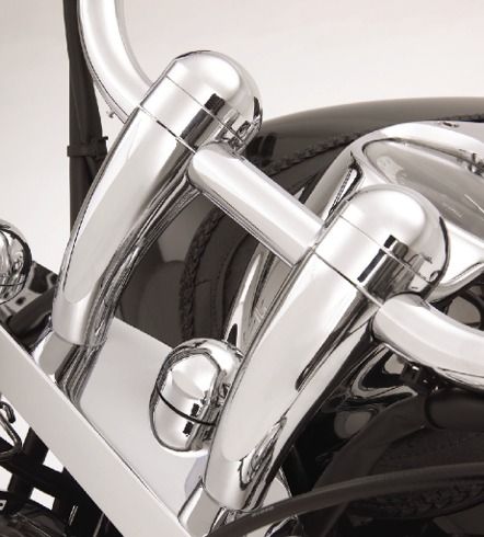 Big Bike Parts - 4 in. Domed Handlebar Risers