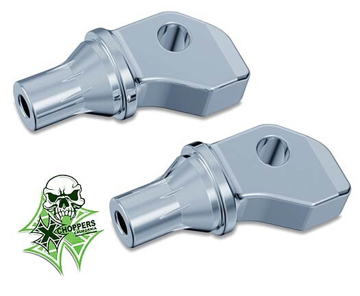 Kuryakyn Indian Scout Tapered Foot Peg Adapters - Front