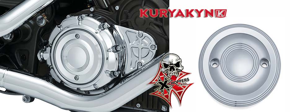 Kuryakyn Legacy Clutch Cover Accent for Indian Scout, Chrome