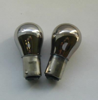 Motolume Chrome Amber Single Filament 1156 Bulbs (Pair)
