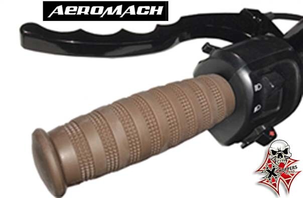Indian Scout Grips (pair) - Brown Indian Scout Grips (pair) - Brown